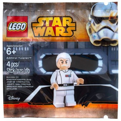 LEGO Set-Admiral Yularen (Polybag)-Key Chain / Star Wars / Star Wars Episode 4/5/6-5002947-1-Creative Brick Builders